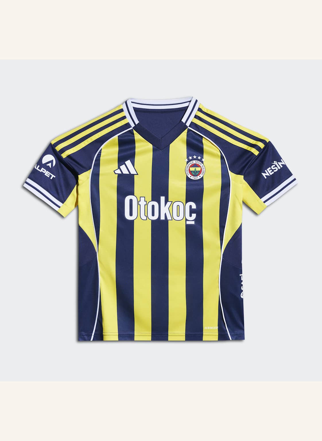 Adidas Fenerbahçe 2025/2026 Heimtrikot Kinder gelb von Adidas