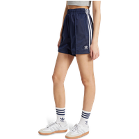 Adidas Firebird Damen Kurze Hosen - Blau - Größe 36 - Baumwoll-Jersey von Adidas