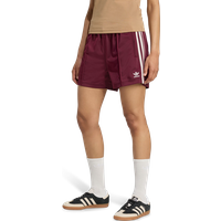 Adidas Firebird Damen Kurze Hosen - Rot - Größe 34 - Poly Mesh von Adidas