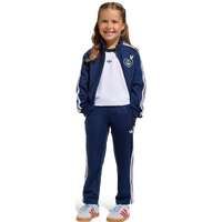 Adidas Firebird Kinder Trainingsanzüge - Blau - Größe 123 - 128 CM - Poly Mesh von Adidas