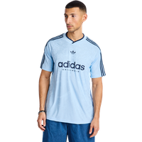 Adidas Football Herren T-Shirts - Blau - Größe XS - Poly Jersey von Adidas