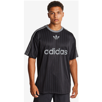 Adidas Football Herren T-Shirts - Schwarz - Größe L - Poly Jersey von Adidas