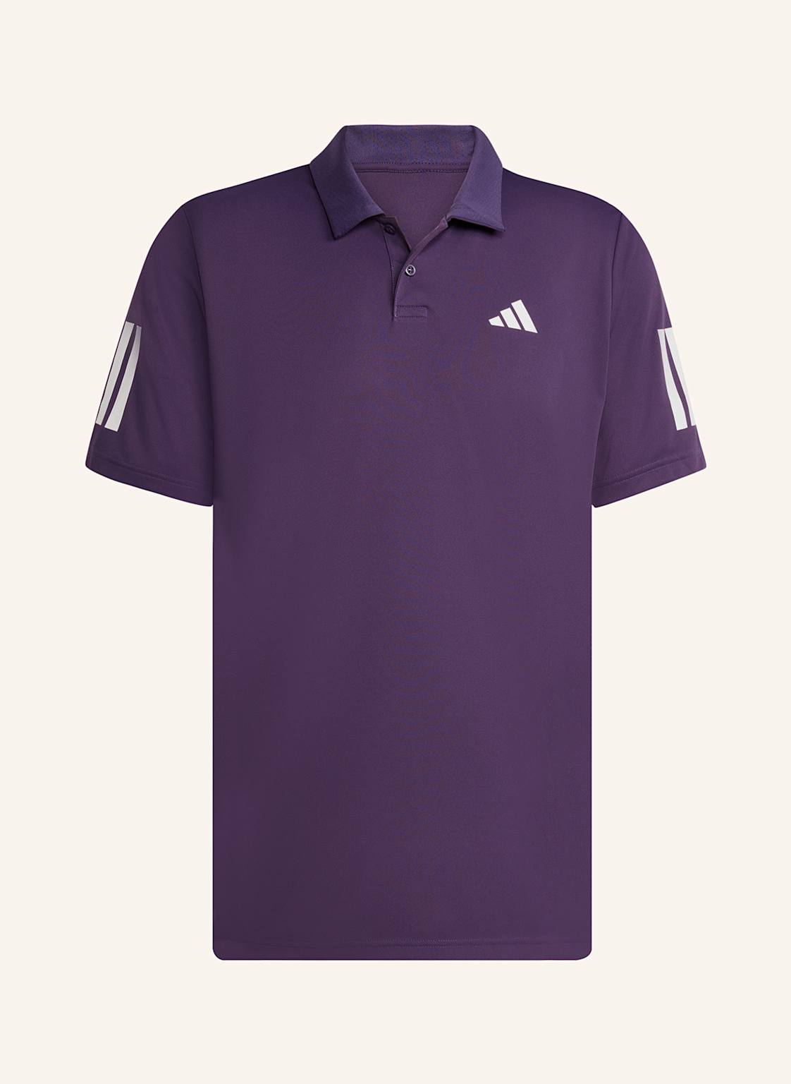Adidas Funktions-Poloshirt Club Tennis 3-Stripes lila von Adidas