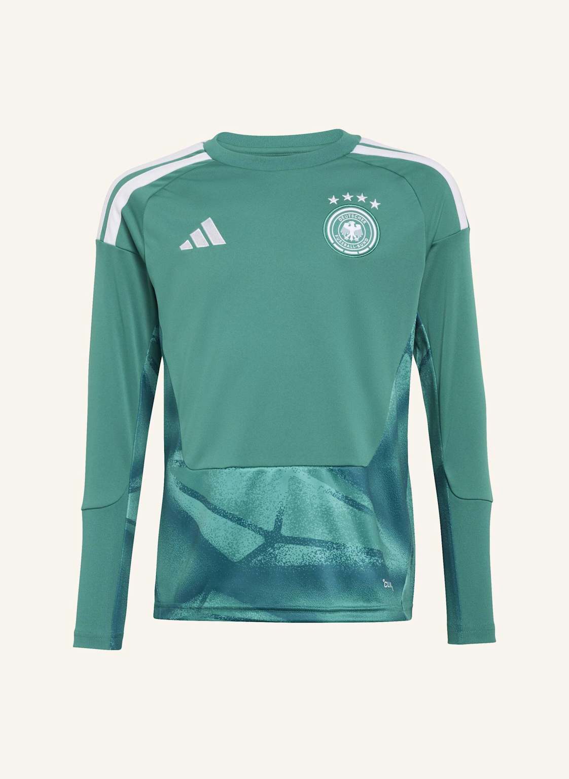 Adidas Deutschland 26 Langärmeliges Torwart-Heimtrikot Kids gruen von Adidas