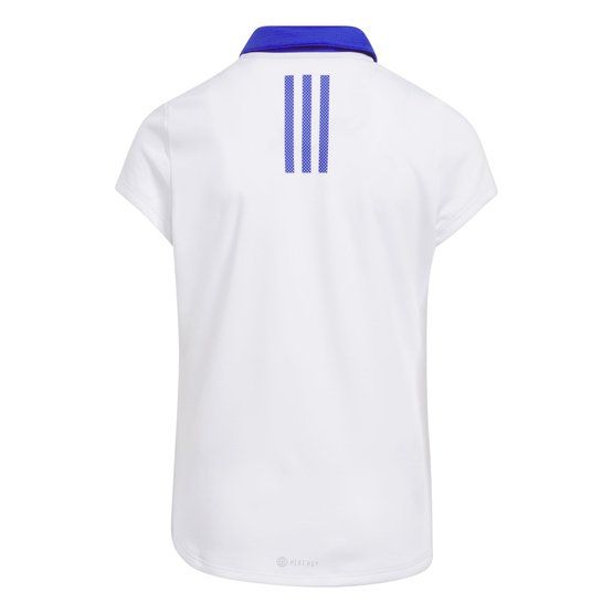 adidas Girls HEAT.RDY Halbarm Polo weiß von Adidas