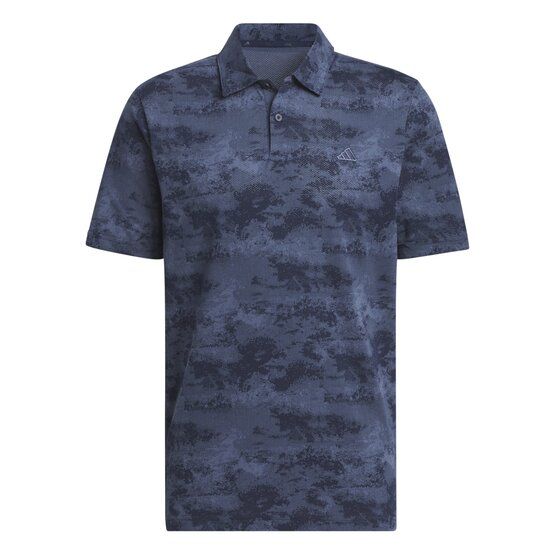 Adidas Go-To Print Halbarm Polo navy von Adidas