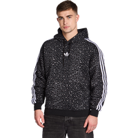 Adidas Graphics Herren Kapuzenpullover - Schwarz - Größe L - Baumwoll-Fleece von Adidas