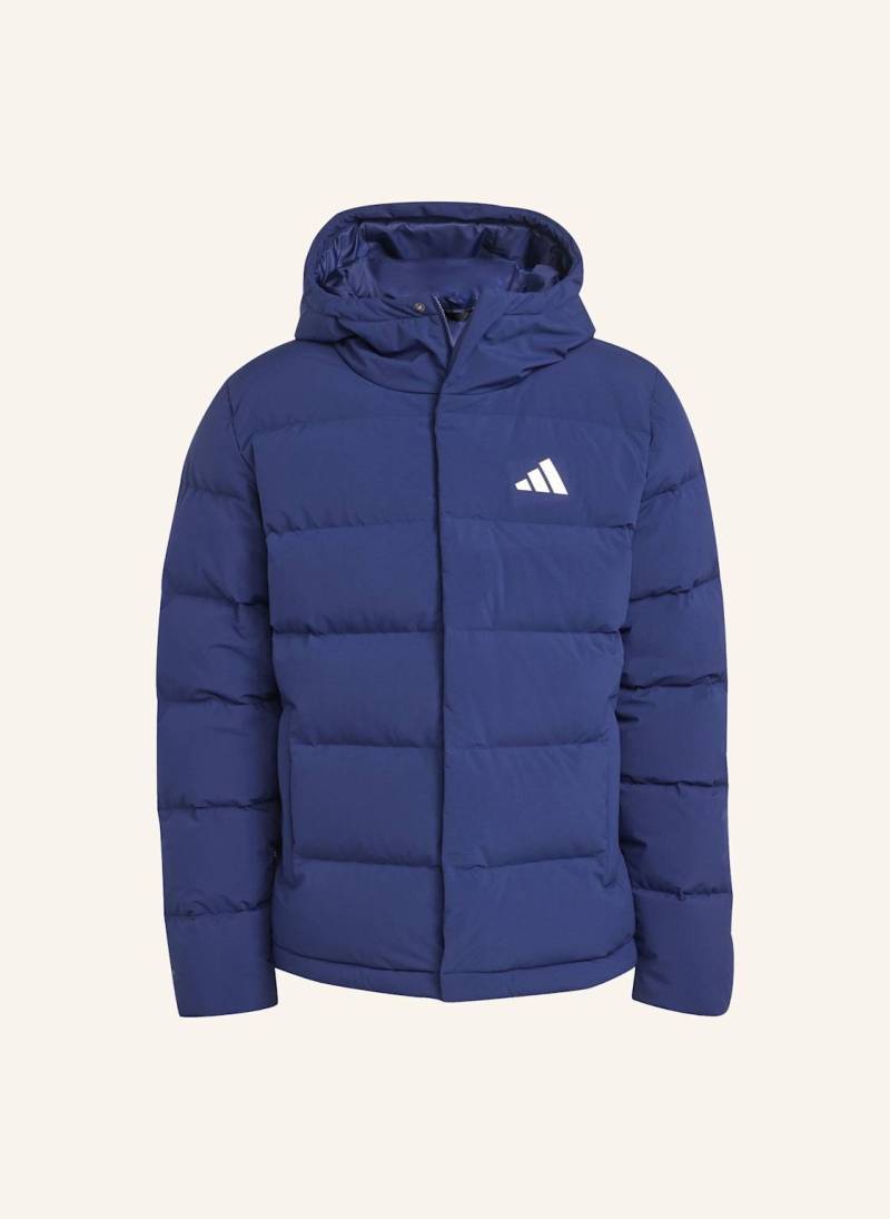 Adidas Helionic Climawarm Daunenjacke Mit Kapuze blau von Adidas