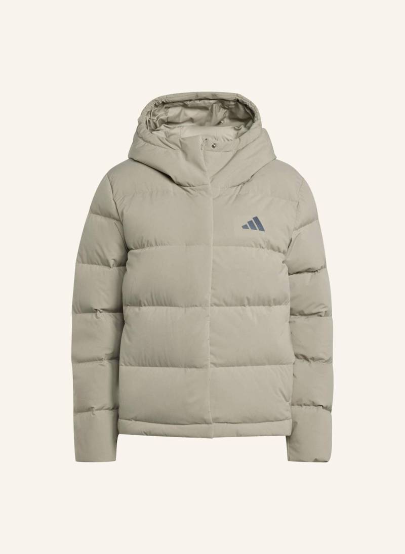 Adidas Helionic Climawarm Daunenjacke Mit Kapuze gruen von Adidas