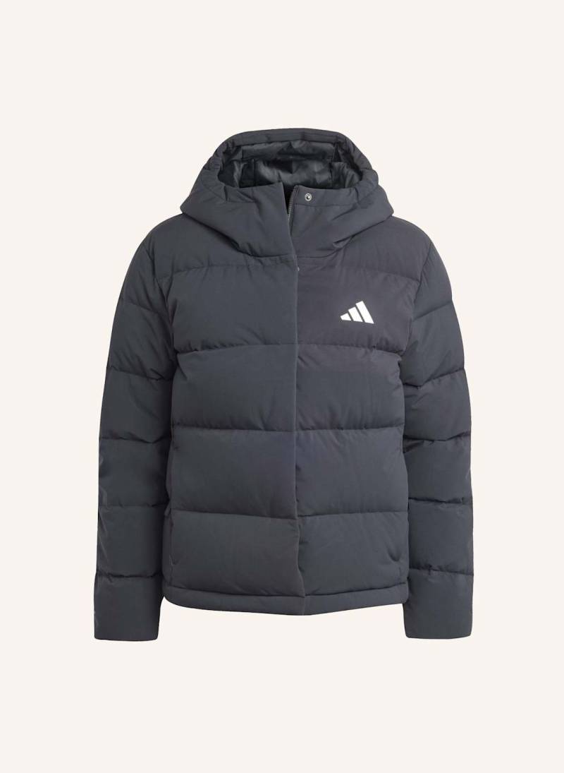 Adidas Helionic Climawarm Daunenjacke Mit Kapuze schwarz von Adidas