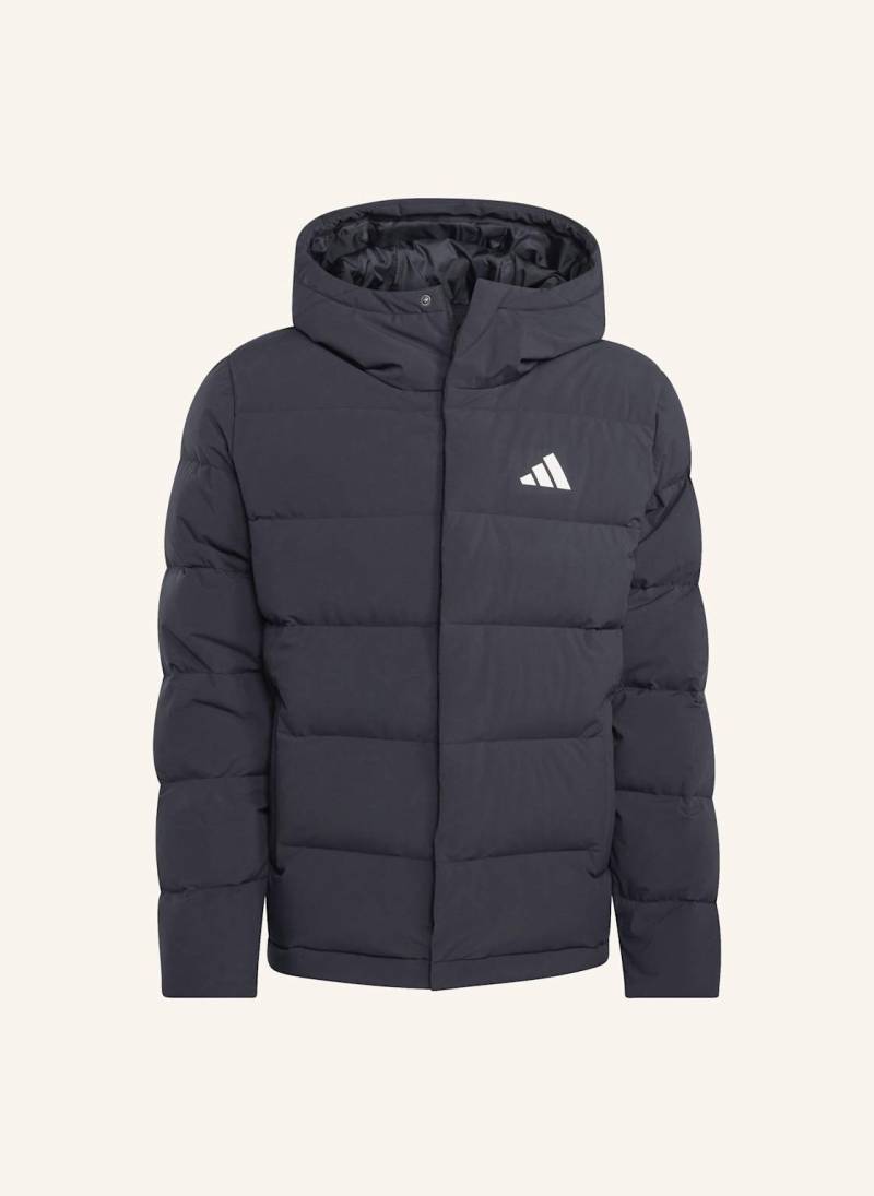 Adidas Helionic Climawarm Daunenjacke Mit Kapuze schwarz von Adidas