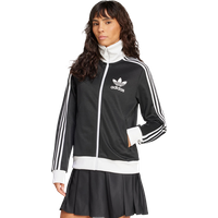 Adidas Heritage Sports Jacket Damen Trainingsoberteile - Schwarz - Größe 36 - Baumwoll-Jersey von Adidas