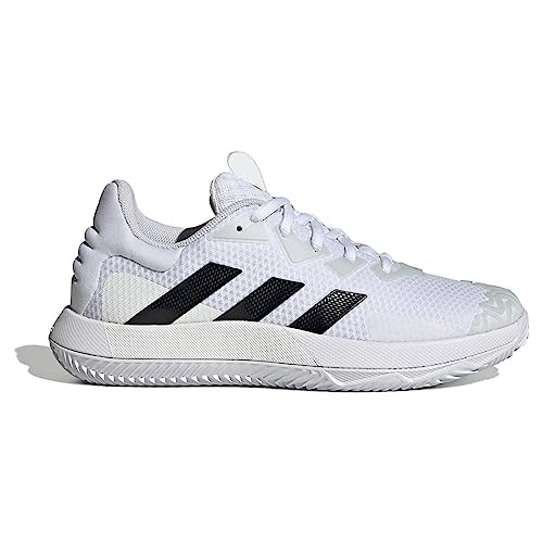 Adidas Herren Solematch Control M Clay Shoes-Low (Non Football), FTWR White/Core Black/Matte Silver, 42 2/3 EU von Adidas
