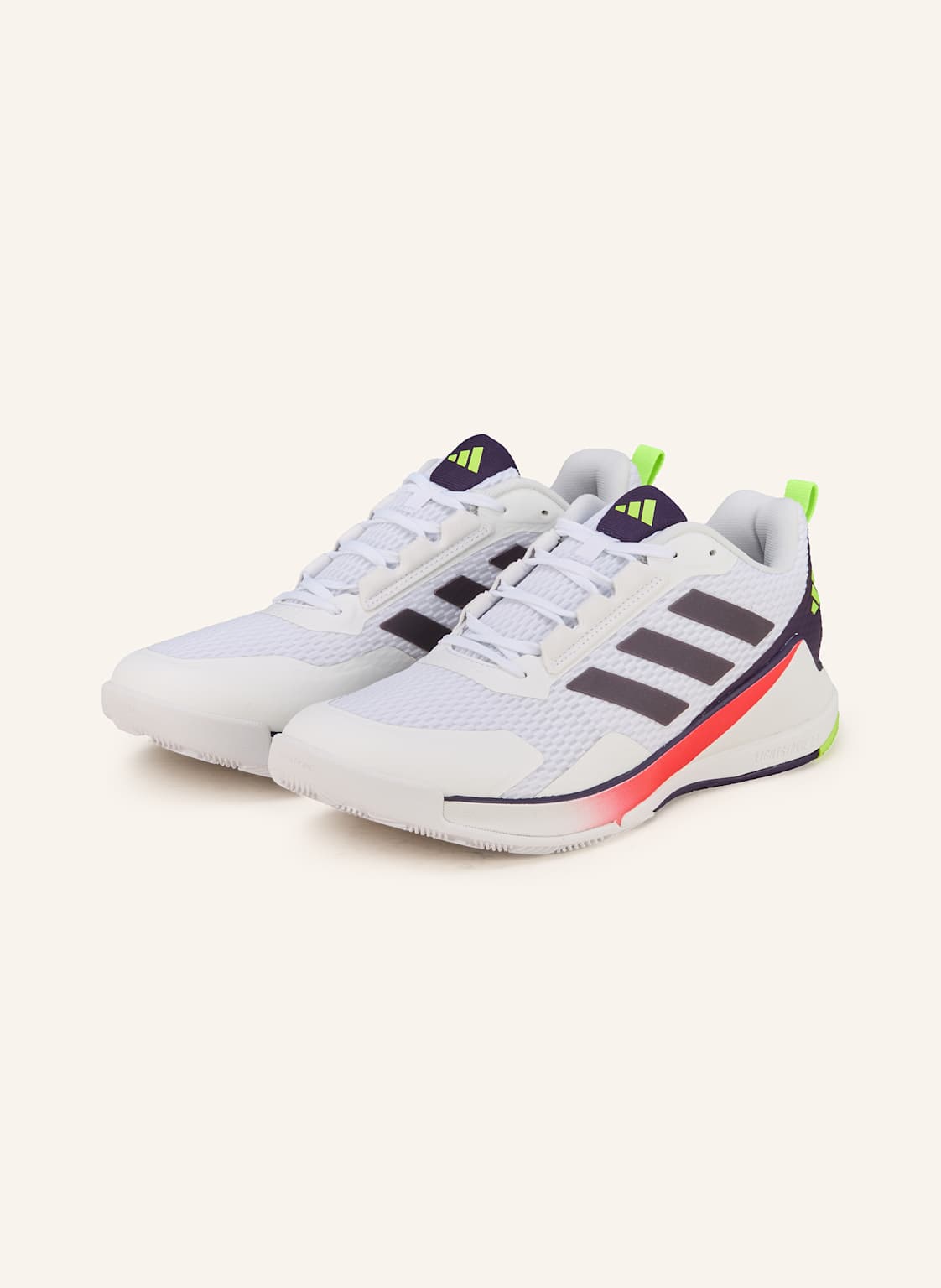 Adidas Indoorschuhe Novaflight 2 weiss von Adidas