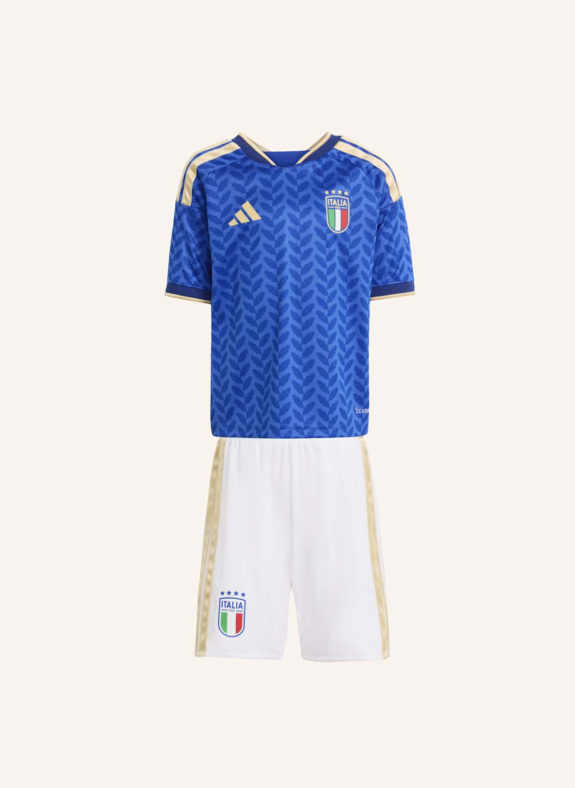 Adidas Italien 26 Kids Heim-Set blau von Adidas