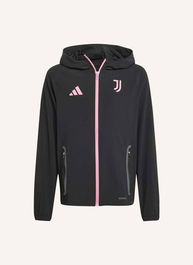Adidas Juventus Turin Tiro 25 Competition Vis Tech Kids Travel Jacke schwarz von Adidas
