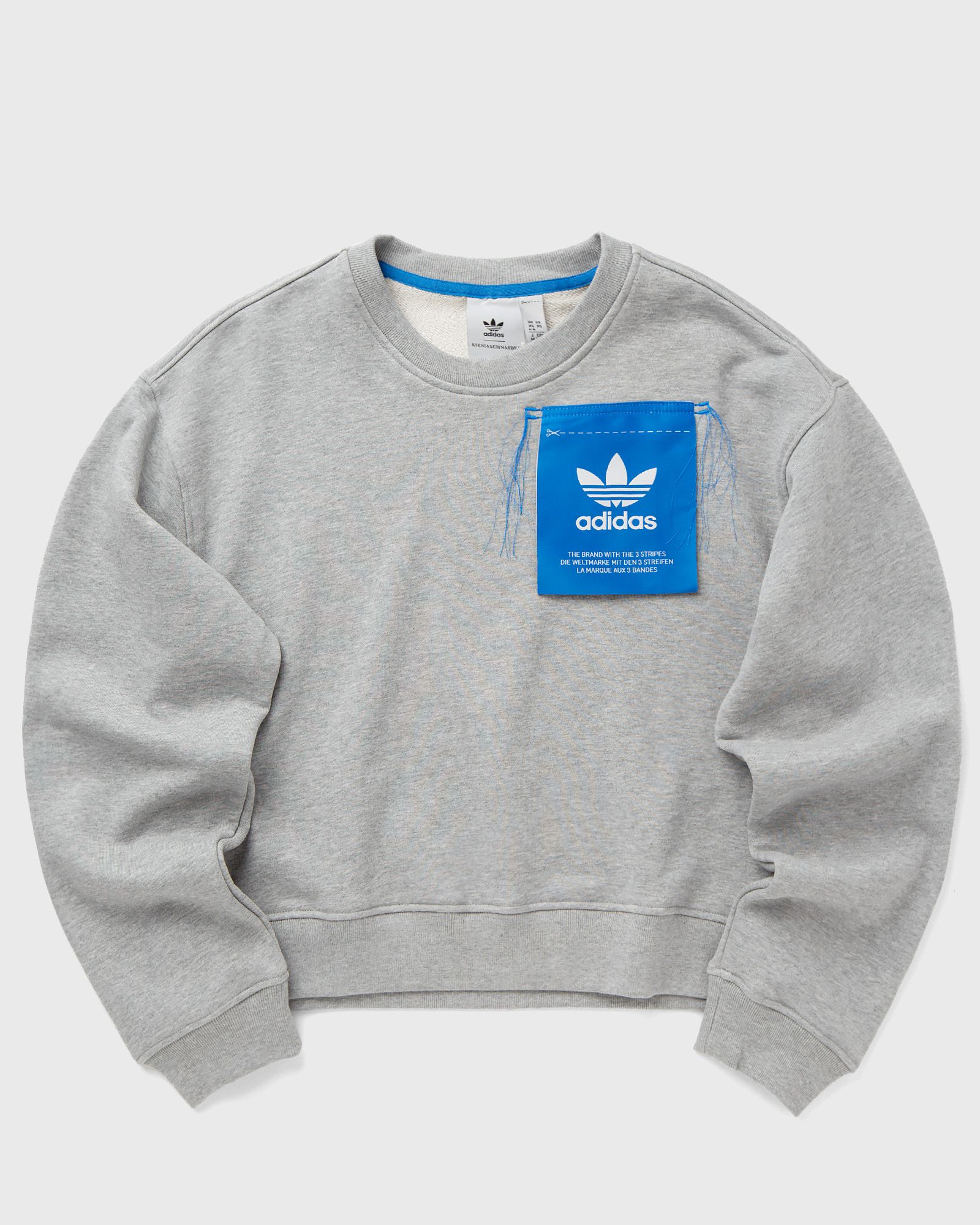 Adidas KSENIA TAG SWEAT women Sweatshirts grey in Größe:XS Adidas KSENIA TAG SWEAT women Sweatshirts grey in Größe:XS von Adidas