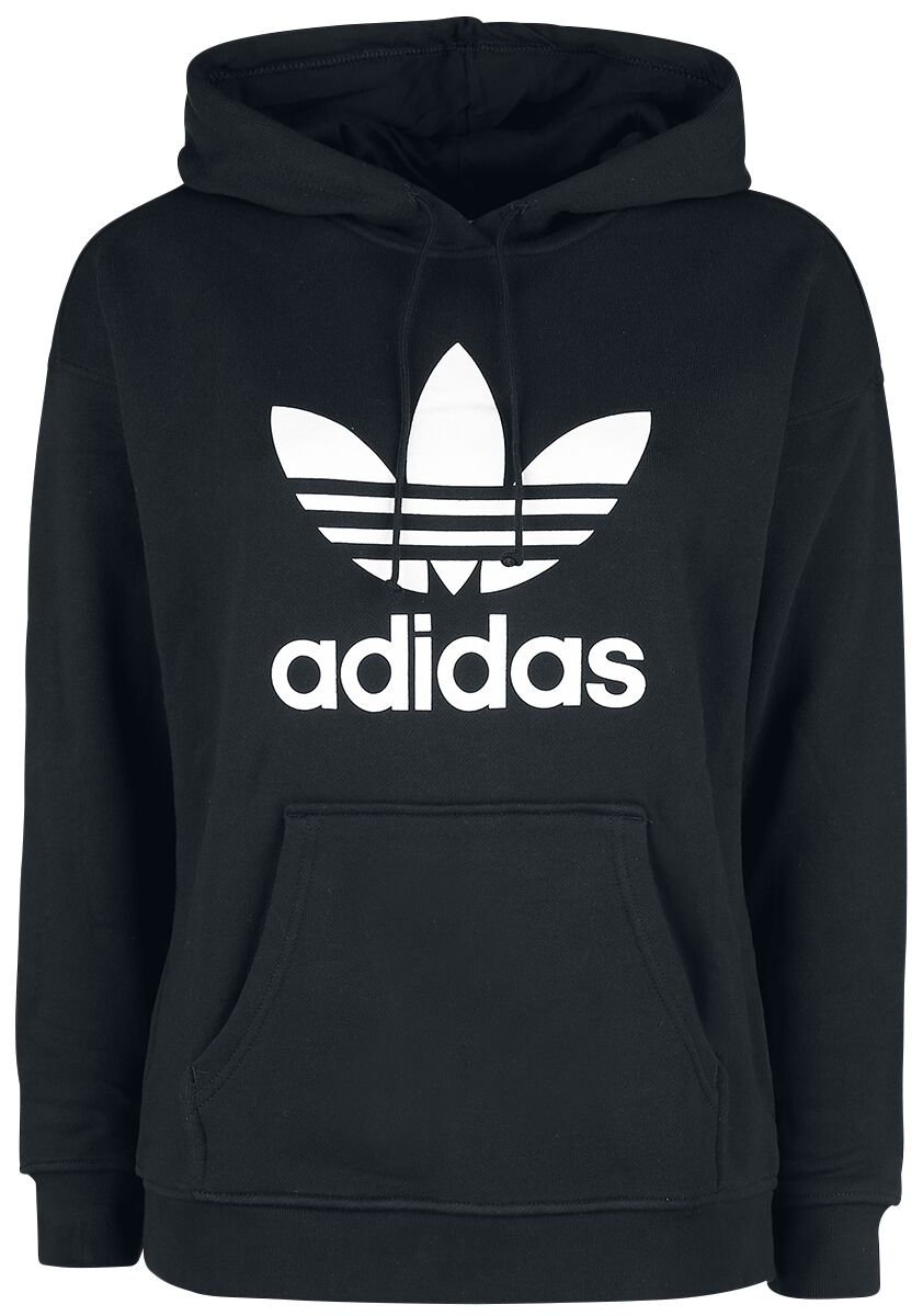 Adidas Kapuzenpullover - TRF Hoodie - XS bis XL - für Damen - Größe M - schwarz von Adidas