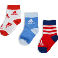 Adidas Kids Mid Ankle 3 Pack Unisex Socken - Blau - Größe 1 - 2 YEARS von Adidas