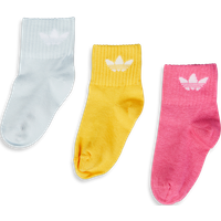 Adidas Kids Mid Ankle 3 Pack Unisex Socken - Blau - Größe 1 - 2 YEARS von Adidas