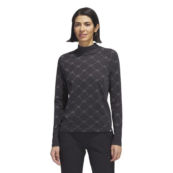 adidas LS WOOL Mock Unterzieher schwarz von Adidas