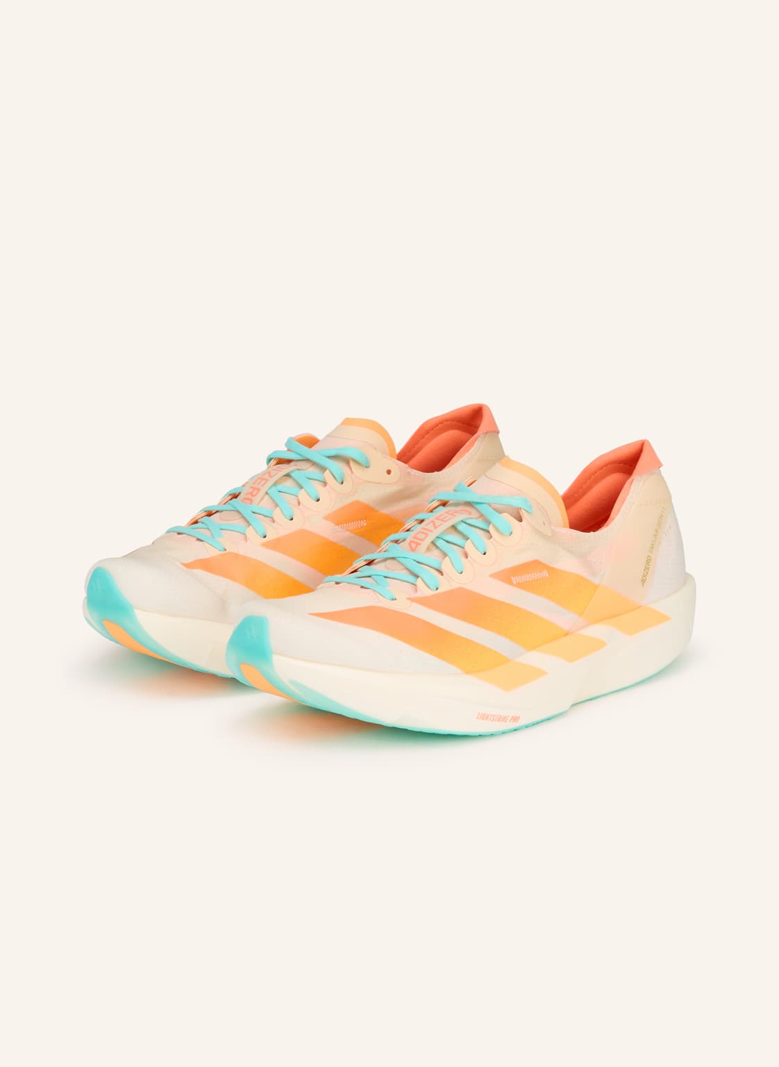 Adidas Laufschuhe Adizero Takumi Sen 11 beige von Adidas