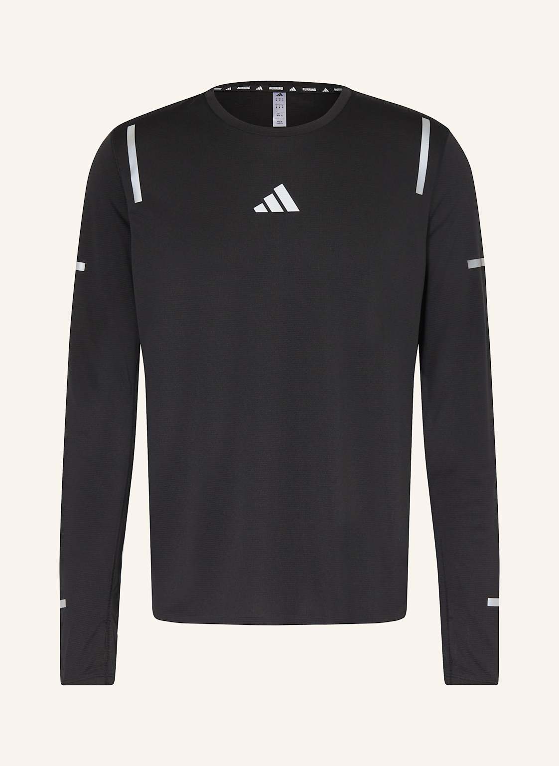 Adidas Laufshirt Ultimate Running Reflective schwarz von Adidas