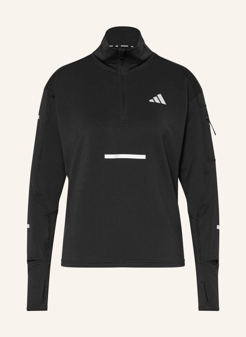Adidas Laufshirt adi365 Running Climawarm+ Half Zip schwarz von Adidas