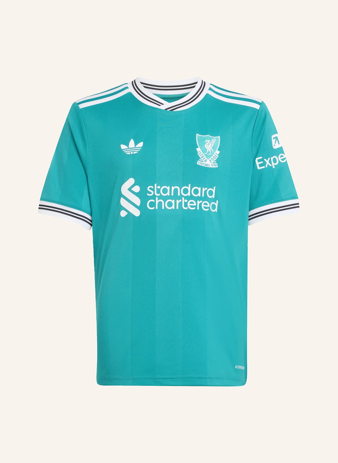 Adidas Liverpool Fc 25/26 Ausweichtrikot Für Kinder gruen von Adidas