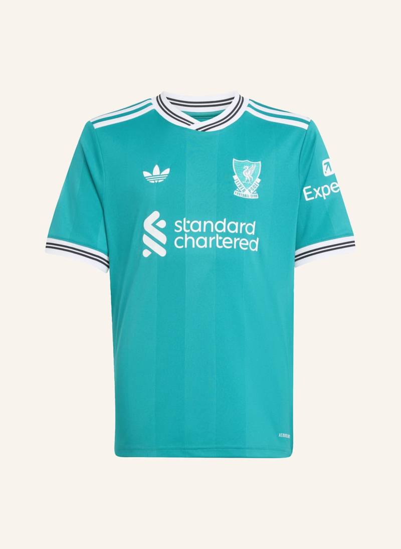 Adidas Liverpool Fc 25/26 Ausweichtrikot Für Kinder gruen von Adidas