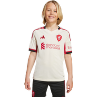 Adidas Liverpool Fc 25/26 Away Jersey Kleinkind Trikots/Replikate - Weiß - Größe 159 - 164 CM - Netz/Synthetik von Adidas