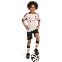 Adidas Liverpool Fc 25/26 Away Mini Kit Kinder Trikots/Replikate - Weiß - Größe 105 - 110 CM - Poly Mesh von Adidas