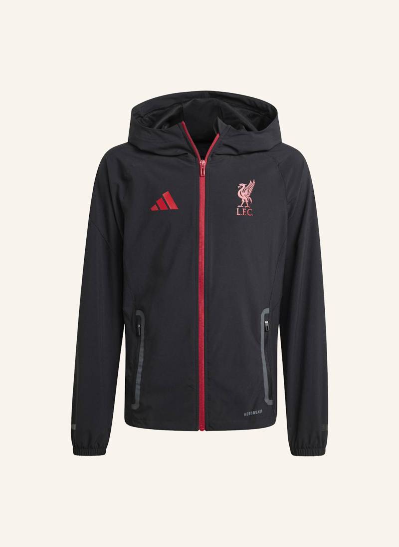 Adidas Liverpool Fc Tiro 25 Competition Vis Tech Travel Jacke Für Kinder schwarz von Adidas