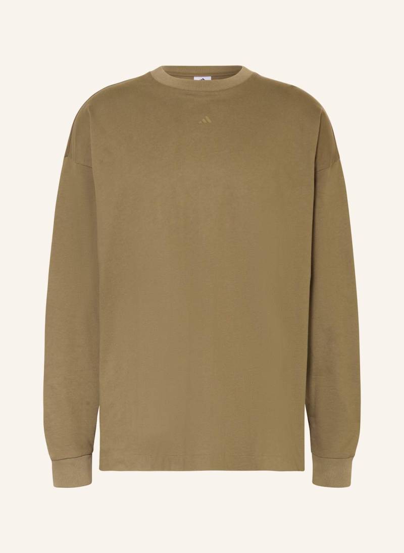 Adidas Longsleeve Basketball Long Sleeve gruen von Adidas