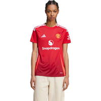 Adidas Manchester United 24/25 Home Damen Trikots/Replikate - Rot - Größe 36 - Poly Mesh von Adidas