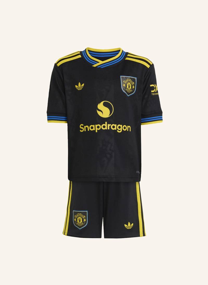 Adidas Manchester United 25/26 Ausweichausrüstung Für Kinder schwarz von Adidas