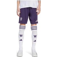 Adidas Manchester United 25/26 Away Shorts Kleinkind Kurze Hosen - Lila - Größe 159 - 164 CM - Poly Mesh von Adidas