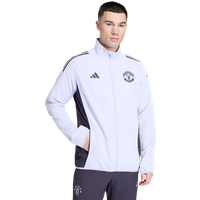 Adidas Manchester United Herren Trainingsoberteile - Lila - Größe L - Poly Woven von Adidas
