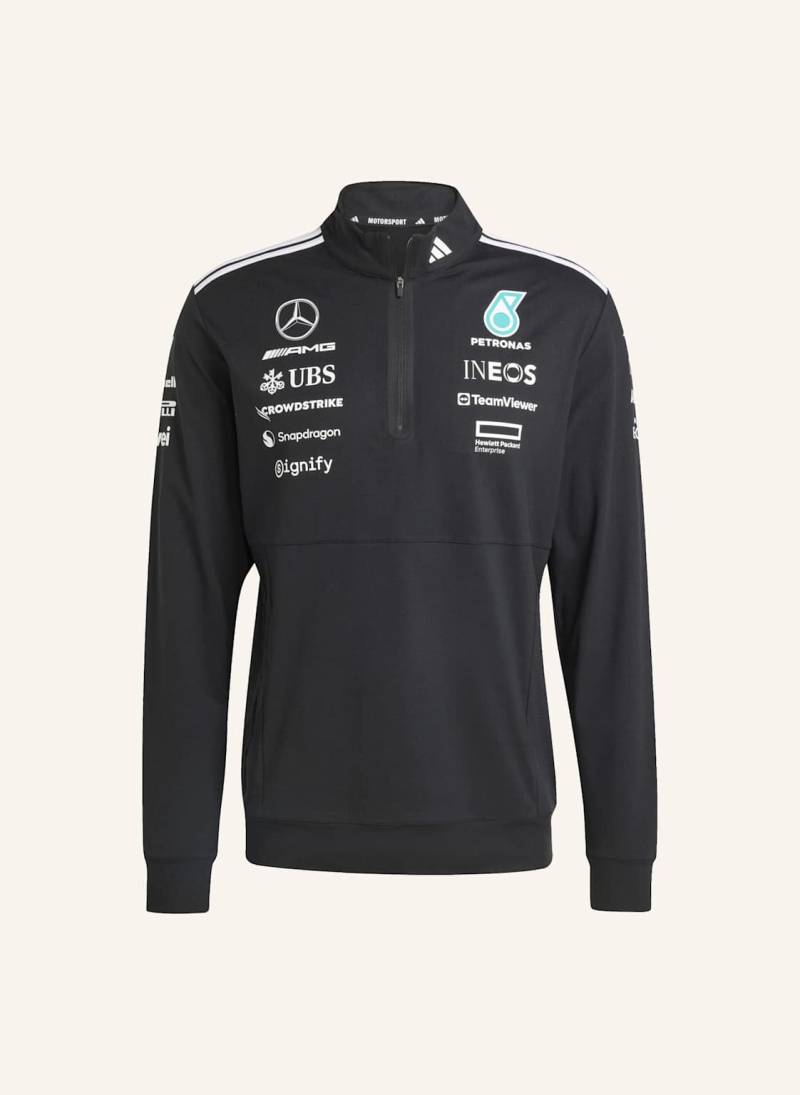 Adidas Mercedes - Amg Petronas Formula One Team Quarter Zip Oberteil schwarz Adidas Mercedes - Amg Petronas Formula One Team Quarter Zip Oberteil schwarz von Adidas