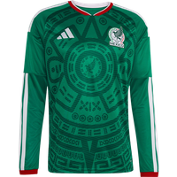 Adidas Mexico 26 Home Replica Long Sleeve Jersey Herren Trikots/Replikate - Grün - Größe XXXL - Poly Mesh von Adidas