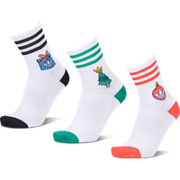 Adidas Mid Cut Crew 3 Pack Unisex Socken - Weiß - Größe 43-45 von Adidas