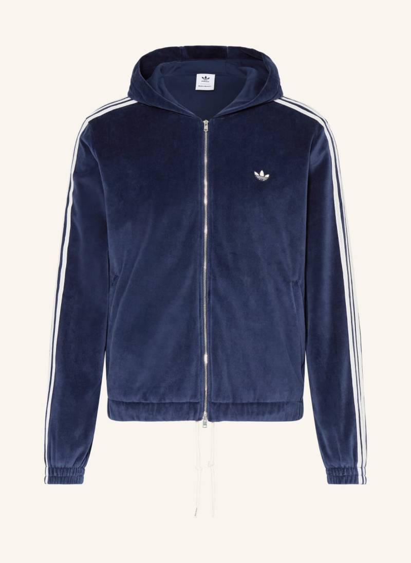 Adidas Nickijacke Velour Originals blau von Adidas