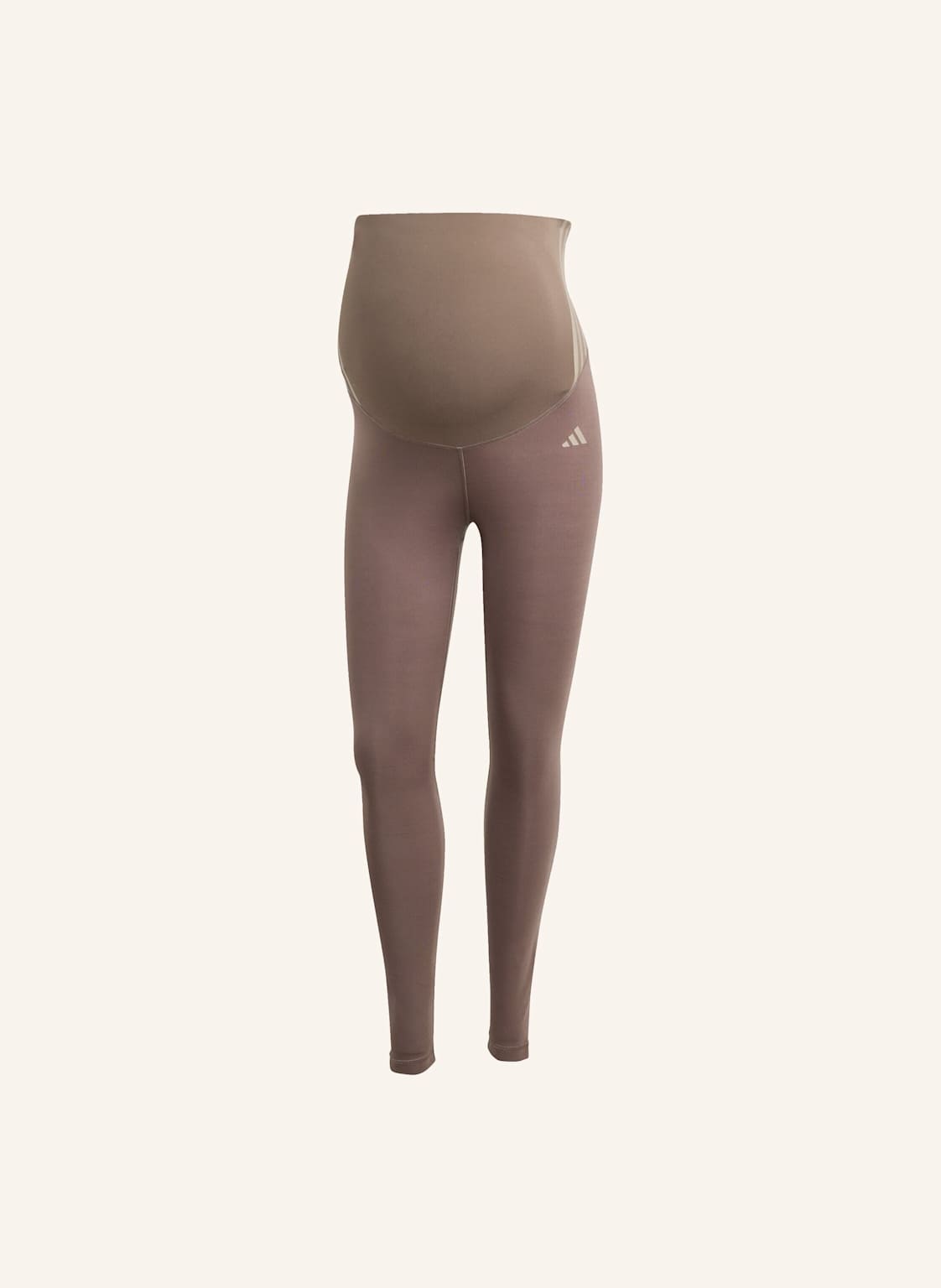 Adidas Optime Essentials Full-Length Leggings – Umstandsmode braun von Adidas