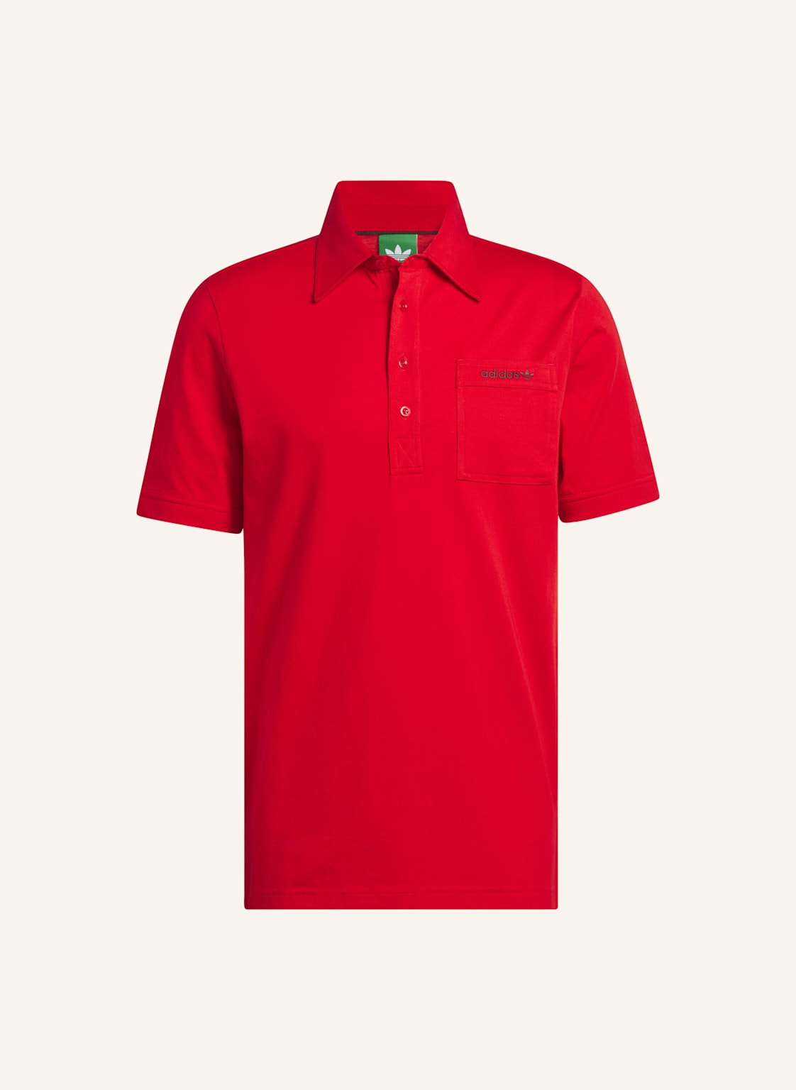 Adidas Originals Archive Pocket Poloshirt rot von Adidas