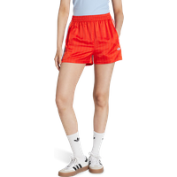 Adidas Originals Pin-stripe Satin Shorts Damen Kurze Hosen - Orange - Größe 34 - Poly Mesh von Adidas