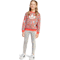 Adidas Originals X Liberty London Kinder Trainingsanzüge - Rot - Größe 123 - 128 CM - Baumwoll-Jersey von Adidas