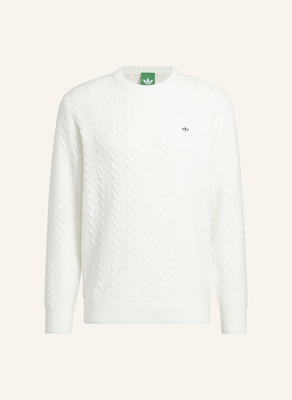 Adidas Originals Zopfmuster Pullover weiss von Adidas