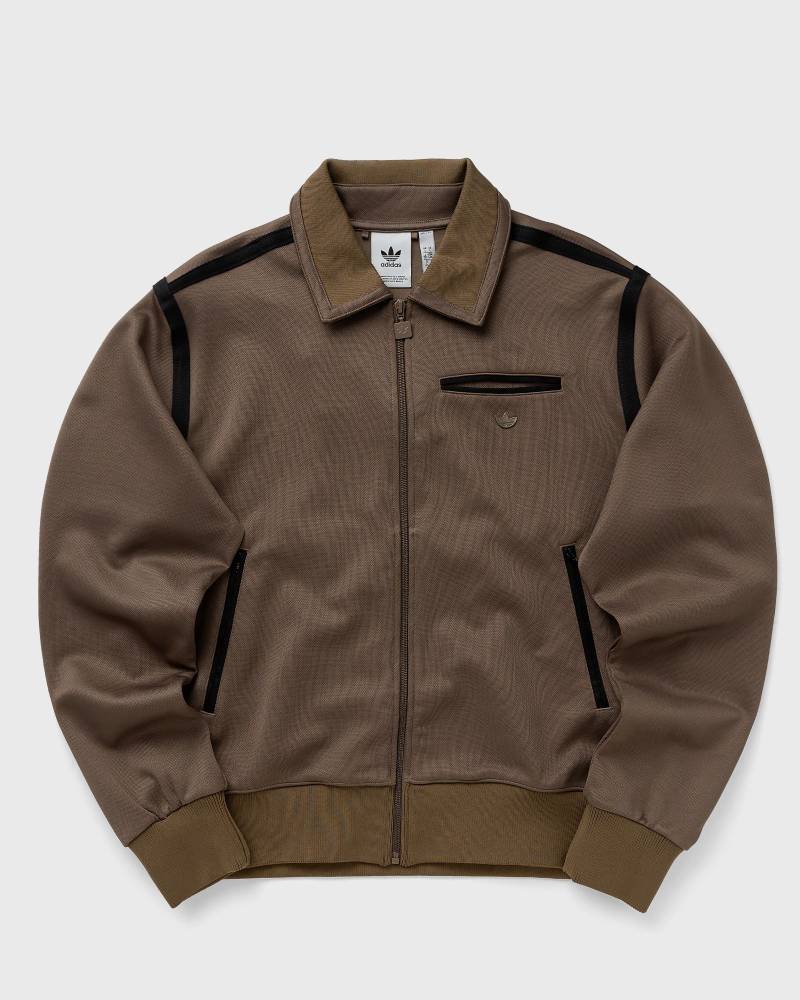 Adidas PREMIUM TRACK TOP men Track Jackets brown in Größe:M von Adidas