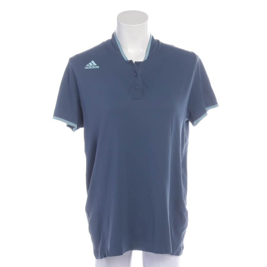 Adidas Poloshirt L Blau von Adidas