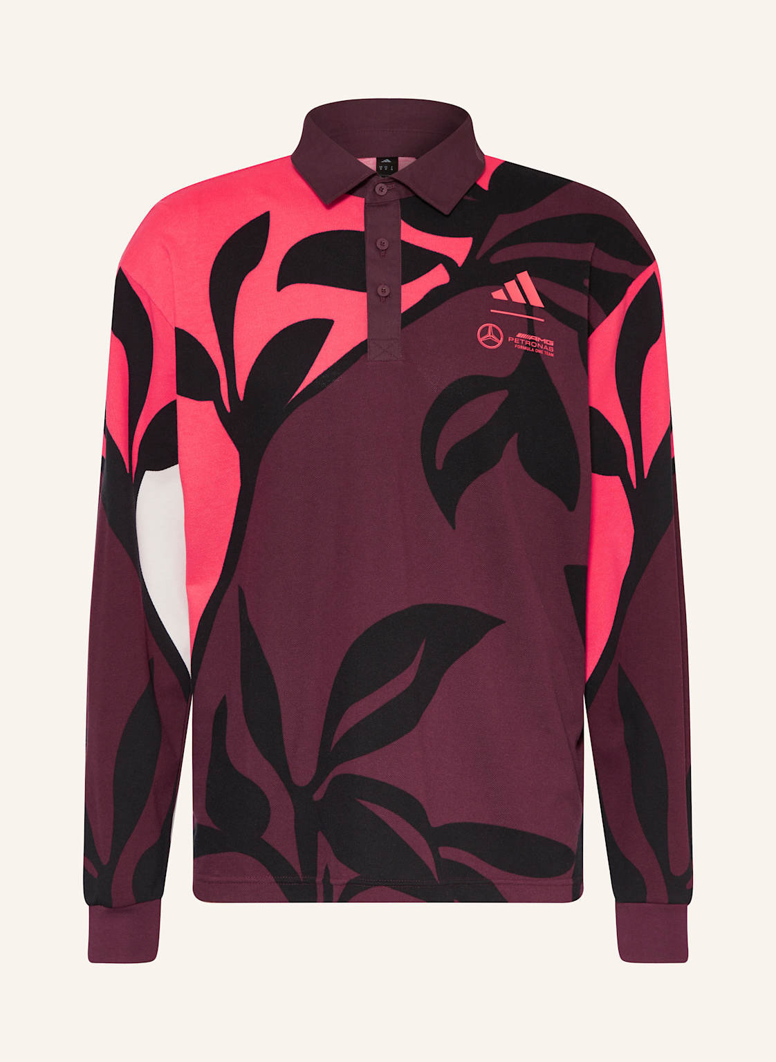 Adidas Poloshirt Mercedes - Amg Petronas Formula One Team Summer rot von Adidas